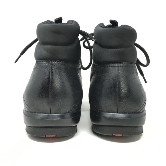 Prada Combat Boots Shoes Size 8.5 UK/9.5 US Black main image 4